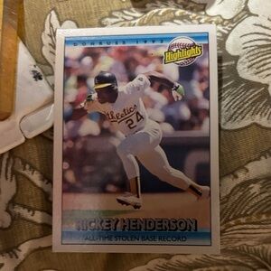 Baseball Trading Card - Rickey Henderson